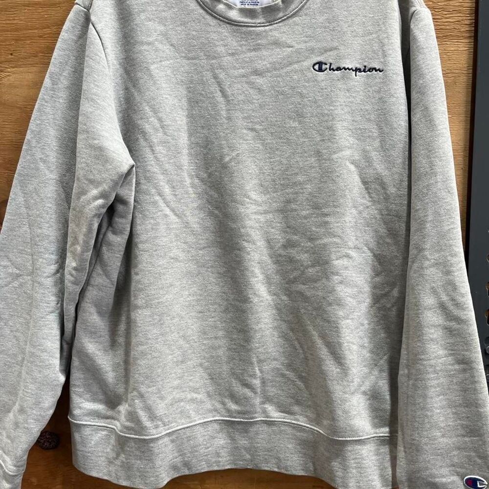 Champion Men's Grey Sweatshirt